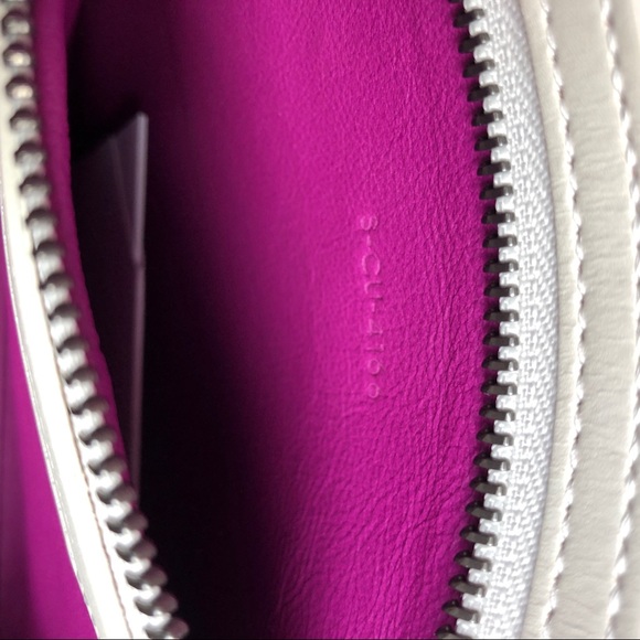 ❗️SOLD❗️Celine White/Magenta Micro Luggage Tote - Picture 13 of 16